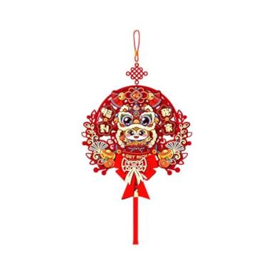 Imagem de Fiocias Enfeite de porta para o Ano Chinês de 2026, Ano do Cavalo, para celebração, Style a