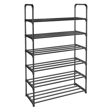 Imagem de HHHJQFAAT Sapateira para porta de entrada, organizador de sapatos multicamadas para sala de estar, corredor, quarto, sapateira, corredor, sapateira, organizador de sapatos (A 109 cm)