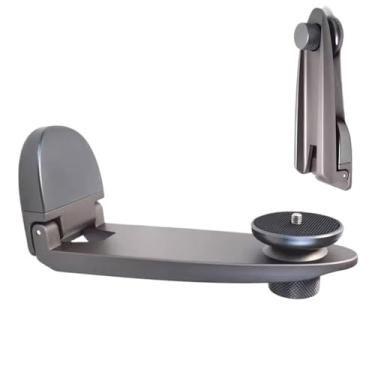 Imagem de KHUTRW3D Suporte de projetor de metal suporte de parede de cabeceira pequeno suporte universal para projetor (cinza)