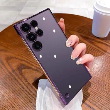 Imagem de Capa transparente de luxo sem moldura para Samsung Galaxy S25 S24 Plus S23 S22 Ultra com sistema de resfriamento (para S25 Plus/DP)