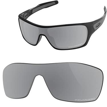Imagem de Vaep Lentes de reposição de policarbonato para óculos de sol Oakley Turbine Rotor OO9307 - titânio prateado polarizado