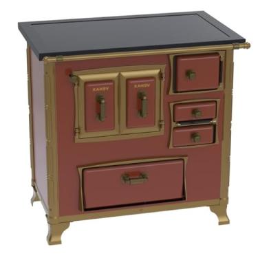 Imagem de Fogão a Lenha GII N 1 Renaissance Premium Tabaco Saida Esquerda