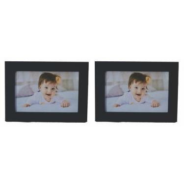 Imagem de Kit 2 Porta Retrato de Mesa 10x15cm Azul Naval - Fabrika de Festa