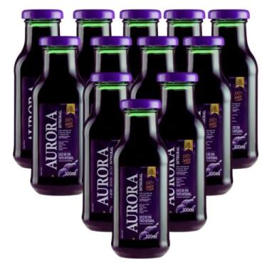 Imagem de Suco de Uva 300ml Integral Natural  Kit c/12 Garrafinhas de Vidro - Se