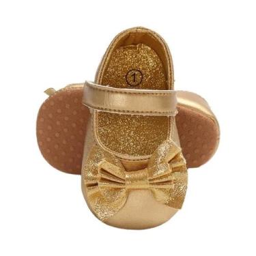 Imagem de Sapatos Para Bebê Menina 0-18 Meses, Solado De Tecido Antiderrapante, 