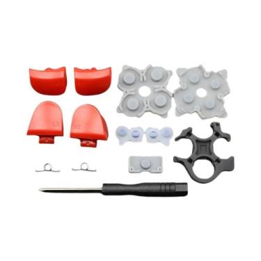 Imagem de Conjunto Completo De Controle PS5: Botões L1 R1 L2 R2 ABXY, Joysticks,