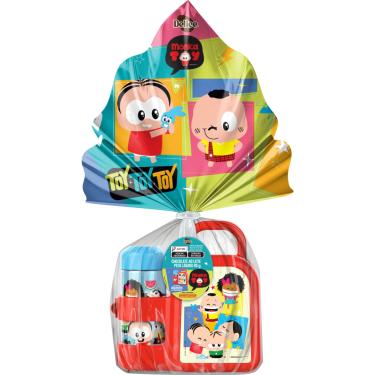 Imagem de Ovo de Páscoa Delice Turma da Mônica Infantil Chocolate ao Leite 90g com Lancheira Porta Garrafa