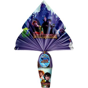 Imagem de Ovo de Páscoa Montevirgine Infantil Chocolate ao Leite Hotel Transilvânia Copo de Brinde 80g