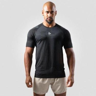 Imagem de Camiseta Apex Dry Middle Lupus Sem costura Alpha Co-Masculino