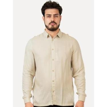 Imagem de Camisa Colcci Masculina Relax Logo Areia-Masculino