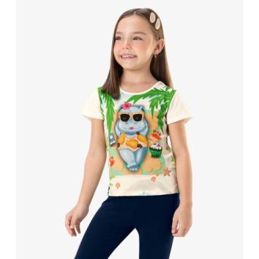Imagem de Blusa Infantil Rovi Kids Bege, 6, Bege