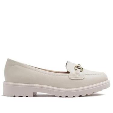 Imagem de Sapato Mocassim Feminino Loafer Tratorado Modare 7357.106 - Avelã - 37-Feminino