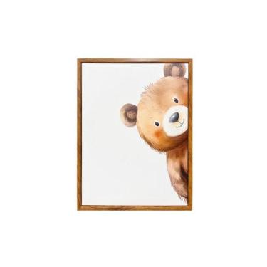 Imagem de Quadro Decorativo Laço Bebê 40x30 cm - LACO BEBE, 30X40, URSO A DIREIT