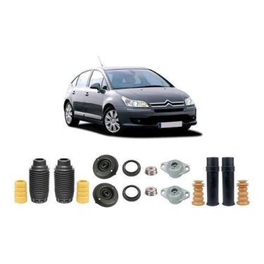 Imagem de 4 Kit Batente Coximk Dianteiro Traseiro Citroen C4 2009 2010 - QualyKi