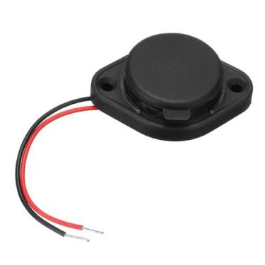 Imagem de Tomada USB Dupla Iluminação LED Azul 12-24V 5VDC 3.1A - Genérica