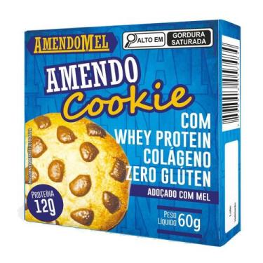 Imagem de Amendo Cookie - 1 Unidade 45g Gotas de Chocolate - Amendomel