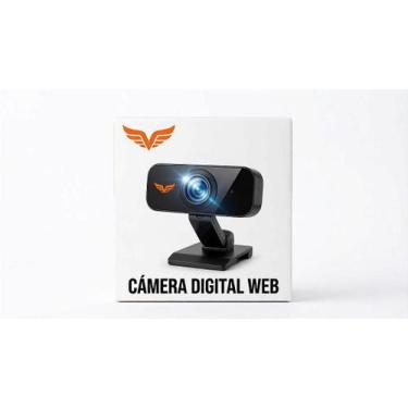 Imagem de Webcam Full HD 1080P com Microfone Integrado para Chamadas Profissiona