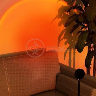 Imagem de Mini Ring Light Sunset Projetor Luminária Vermelho - SMART BRACELET