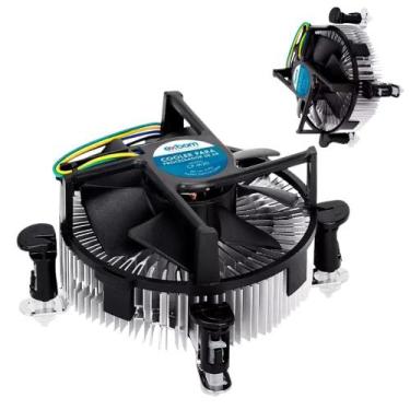 Imagem de Air Cooler Cpu Pc Intel Lga 775 115x 1366 1200 1700 - EXBOM
