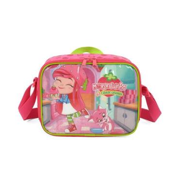 Imagem de Lancheira Infantil Térmica Moranguinho Luxcel, Rosa