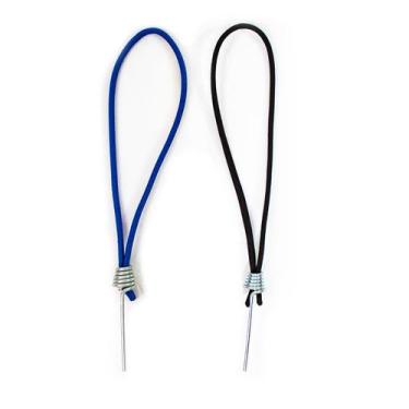 Imagem de Elastico extensor preto com pino 100 Peças - Elastick