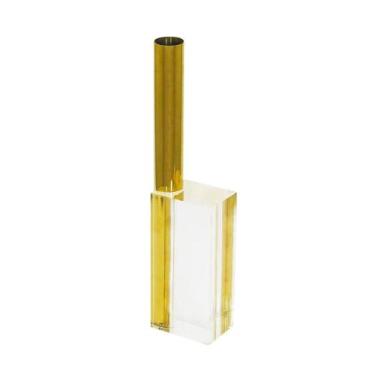 Imagem de Castiçal Decorativo Metal Design Abstrato Impecavel - LUXdécor