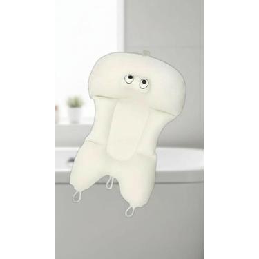 Imagem de Almofada de Banho para Bebê Anatômica Creme - Congratulations Store