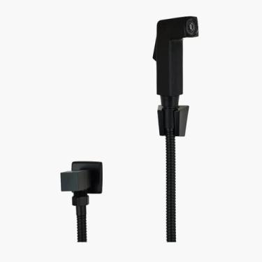 Imagem de Ducha Higiênica para Banheiro - Ducha Higiênica Square Preto Matt - Ko