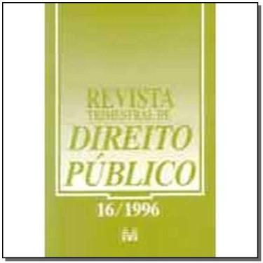 Imagem de Revista trimestral de direito publico ed. 16 - MALHEIROS EDITORES, 3