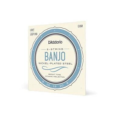 Imagem de Encordoamento Para Banjo 5 Cordas .009 D'Addario Nickel-Plated Steel EJ60