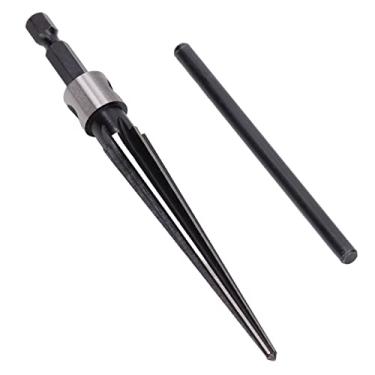 Imagem de Escareador cônico, fino acabamento Volume pequeno escareador de peso leve Aço de alta velocidade para marcenaria Chanfro para exterior(Alargador cônico de haste hexagonal 3-13 mm)