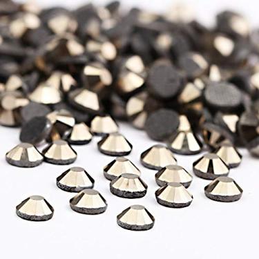 Imagem de Beadsland Cristal Hotfix Strass, pedra cortada à máquina 1440 peças/pacote (hematite, SS16/4 mm)