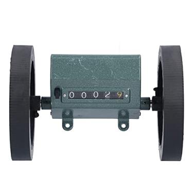 Imagem de YWBL-WH Tipo de rolo Contador de comprimento de 5 dígitos Ferramenta mecânica para medição de impressão têxtil Z96-F para medição de têxteis, couro artificial, contador