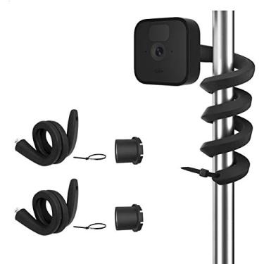 Imagem de HOLACA Suporte flexível de torção para câmera externa Blink XT2, sem ferramentas de instalação para o seu sistema de câmera de segurança doméstica Blink XT e XT2 (pacote com 2, preto)