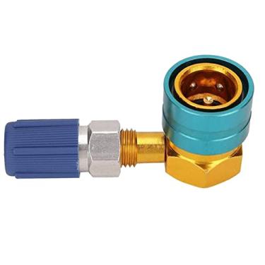Imagem de MOOKEENONE Adaptador de acoplador rápido lateral baixa para carro encaixe de ar condicionado R1234YF para R134A