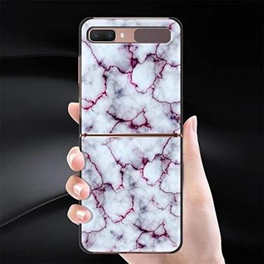 Imagem de Capa de telefone para Samsung Galaxy Z Flip 3 Capa para ZFlip 5G Capa preta Hard Shell Back Fashion Luxury, B02, para Samsung Z Flip 3 5G