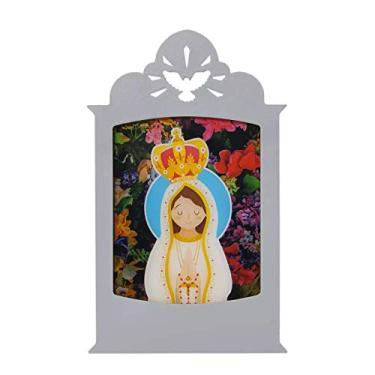 Imagem de Luminaria de mas Carambola Nossa Senhora de Fatima Cinza