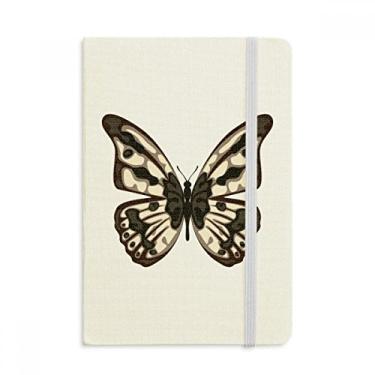Imagem de Espécime de borboleta em caderno pálido oficial de tecido capa dura diário clássico