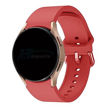 Imagem de Pulseira Moderna LTIMPORTS, compativel com Galaxy Watch 6 - Galaxy Watch 6 Classic - Galaxy Watch 5 - Galaxy Watch 5 Pro - Galaxy Watch 4 Classic (Vermelho)