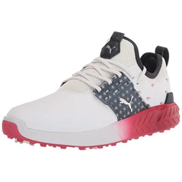 Imagem de PUMA GOLF Ignite Articulate Volition Tênis de golfe masculino, Puma Patrulha de esqui branco-puma prata, 41