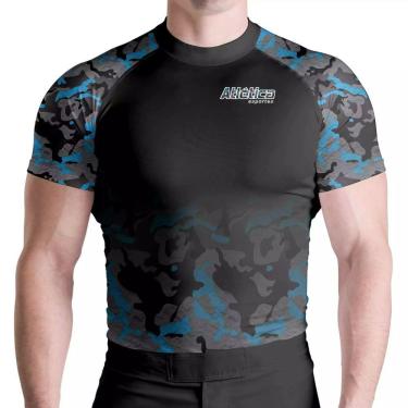Imagem de Rash Guard Camuflada Black Mc Atlética Esportes