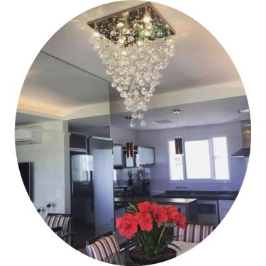 Imagem de Lustre Pendente Moderno De Cristais k9 Para Sala De Estar