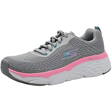 Imagem de Skechers Tênis feminino Max Cushioning Elite, Cinza/rosa, 6.5