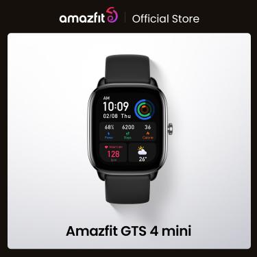 Imagem de Amazfit-Mini Smartwatch GTS 4 com Alexa  frequência cardíaca integrada de 24H  120 modos esportivos
