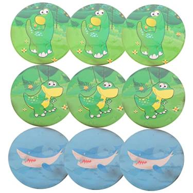 Imagem de BCOATH 9 Unidades adesivos que mudam de cor penico infantil latas de bolo numéricas adesivos de treinamento potty reutilizáveis adesivos de banheiro garota comadre Assento