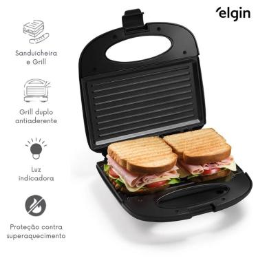 Imagem de SANDUICHEIRA  BREAK TIME 2 em 1 - ELGIN