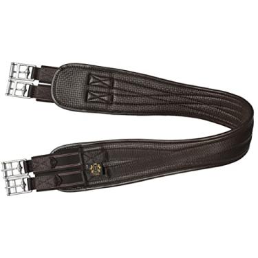 Imagem de T TEKE Circunferência contornada sem atrito para cavalos, construção de espuma de PVC com dupla face de algodão resistente e fivelas elásticas de aço inoxidável (96,5 cm - 142 cm)