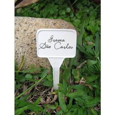 Imagem de Kit 250 Placa Identificador De Planta Tag 15cm Para Horta Jardim Plaquinha Pequena
