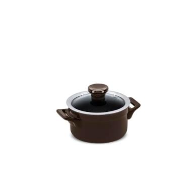 Imagem de Ceraflame Caçarola Clear 14cm 900ml (Indução) - Chocolate