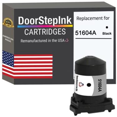 Imagem de DoorStepInk Cartucho de tinta remanufaturado nos EUA para HP 51604A preto para scanner de mesa HP Scanjet Enterprise Flow N9120